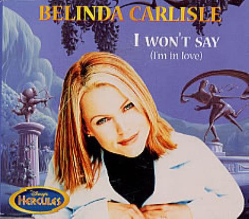 Belinda Carlisle I Won't Say CD single (CD5 / 5") French CARC5IW110338