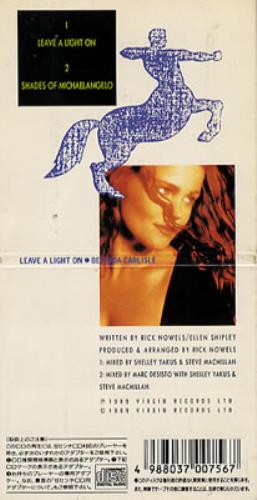 Belinda Carlisle Leave A Light On 3" CD single (CD3) Japanese CARC3LE109096
