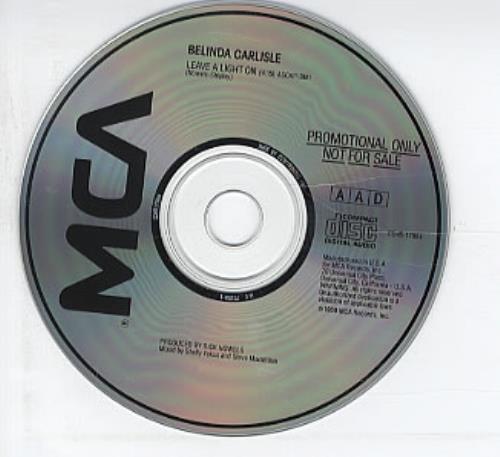 Belinda Carlisle Leave A Light On CD single (CD5 / 5") US CARC5LE01738