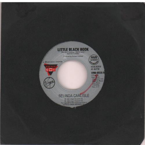 Belinda Carlisle Little Black Book 7" vinyl single (7 inch record / 45) Philippino CAR07LI644499