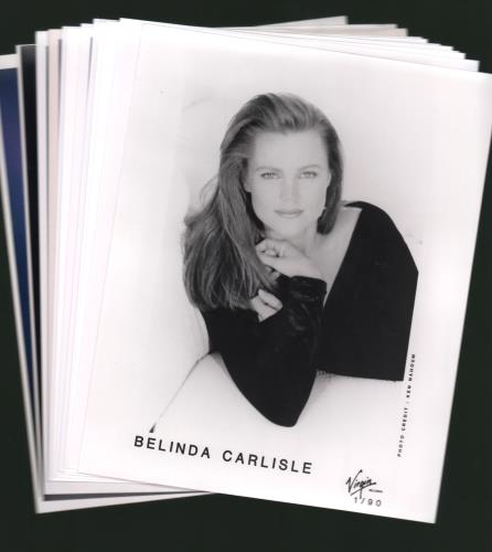 Belinda Carlisle Quantity of Thirteen Photographs photograph UK CARPHQU677835