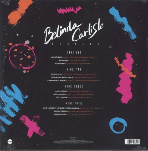 Belinda Carlisle Remixes - Clear Vinyl - Sealed 2-LP vinyl record set (Double LP Album) US CAR2LRE819179