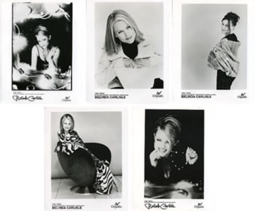 Belinda Carlisle Set Of 5 Publicity Photographs photograph UK CARPHSE312392