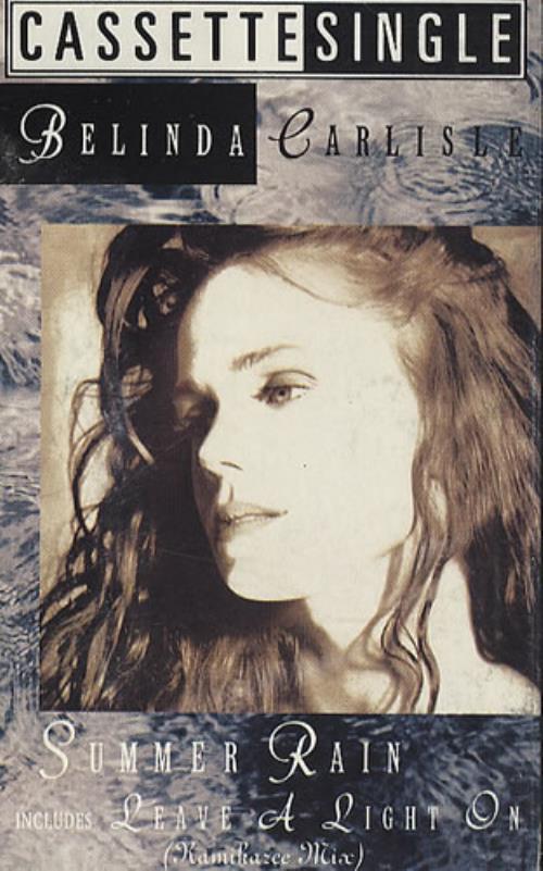Belinda Carlisle Summer Rain cassette single UK CARCSSU163000