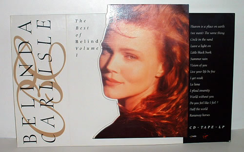 Belinda Carlisle The Best Of... Vol 1 display UK CARDITH30938