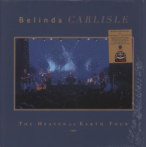 Belinda Carlisle The Heaven On Earth Tour - Blue Vinyl - RSD 2022 2-LP vinyl record set (Double LP Album) UK CAR2LTH871237