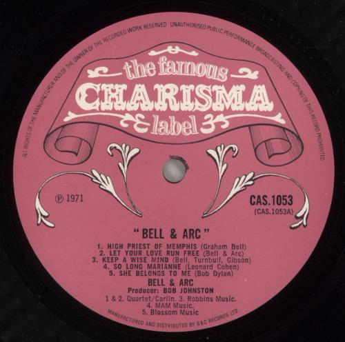 Bell + Arc Bell + Arc vinyl LP album (LP record) UK D8QLPBE874041