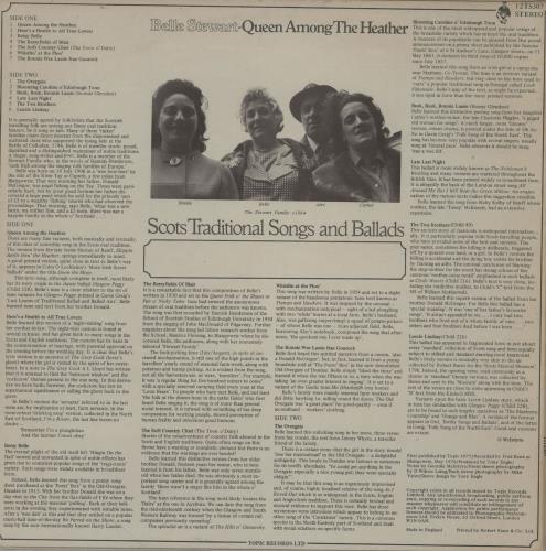 Belle Stewart Queen Among The Heather vinyl LP album (LP record) UK 2MYLPQU761904
