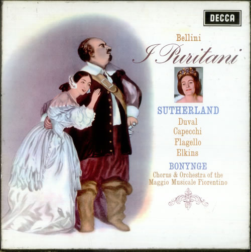 Bellini I Puritani 3-LP vinyl record set (Triple LP Album) UK BII3LIP531815
