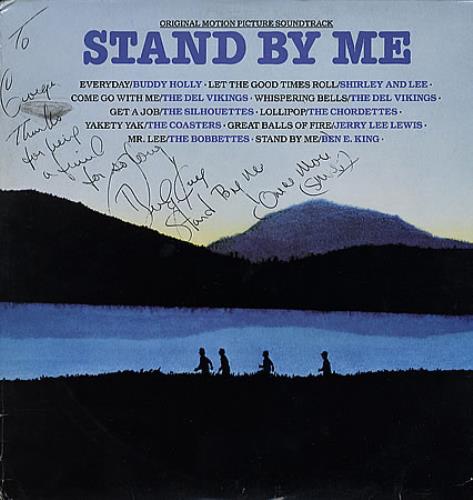 Ben E. King Stand By Me - Autographed vinyl LP album (LP record) US BKGLPST349346