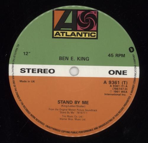 Ben E. King Stand By Me 12" vinyl single (12 inch record / Maxi-single) UK BKG12ST385914