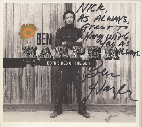 Ben Harper Both Sides Of The Gun - Autographed 2 CD album set (Double CD) US BHP2CBO429880