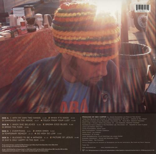 Ben Harper Diamonds On The Inside 2-LP vinyl record set (Double LP Album) US BHP2LDI838416