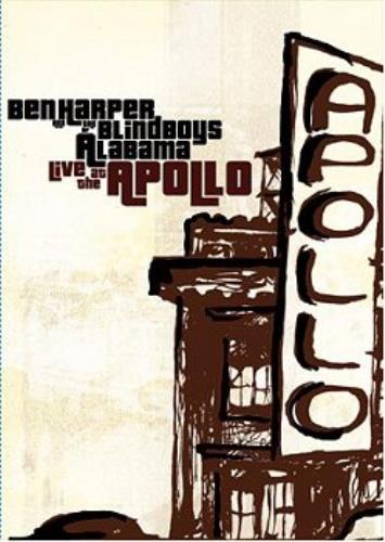 Ben Harper Live At The Apollo DVD UK BHPDDLI319959