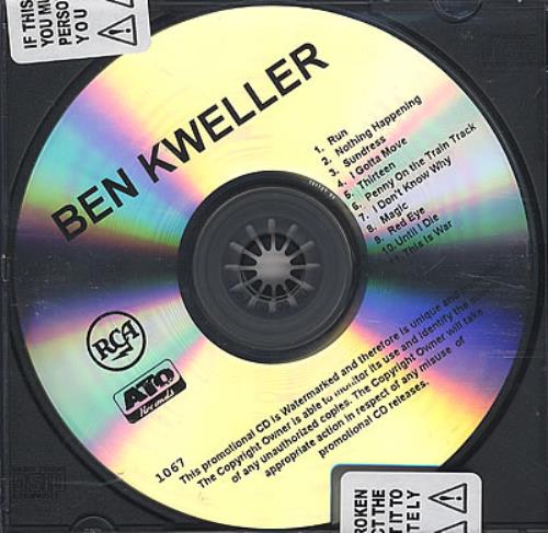 Ben Kweller Ben Kweller CD album (CDLP) US BKWCDBE378235
