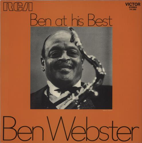 Ben Webster Ben At His Best vinyl LP album (LP record) French BNWLPBE668240