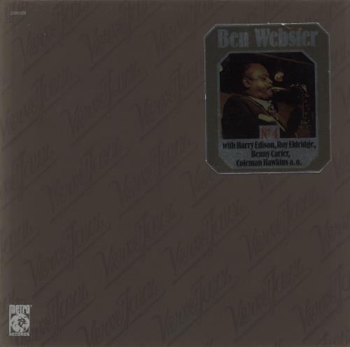 Ben Webster Verve Jazz No. 4 vinyl LP album (LP record) German BNWLPVE887767