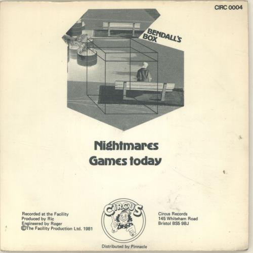 Bendall's Box Nightmares 7" vinyl single (7 inch record / 45) UK QHT07NI694714