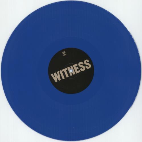 Benjamin Booker Witness - Blue Vinyl vinyl LP album (LP record) UK IF0LPWI871468