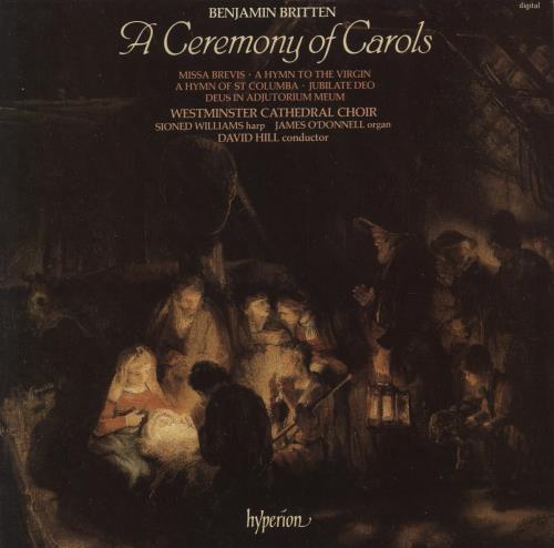 Benjamin Britten A Ceremony Of Carols vinyl LP album (LP record) UK B1-LPAC860665