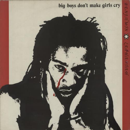 Benjamin Zephaniah Big Boys Don't Make Girls Cry 12" vinyl single (12 inch record / Maxi-single) UK B0M12BI682258