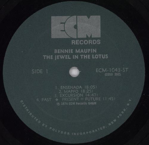 Bennie Maupin The Jewel In The Lotus - 1st vinyl LP album (LP record) US 0Y7LPTH824619