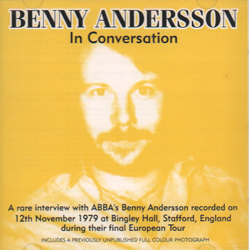 Benny Andersson In Conversation CD album (CDLP) UK BNACDIN291446