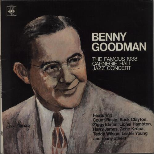 Benny Goodman 1938 Carnegie Hall Jazz Concert - Art Sleeve 2-LP vinyl record set (Double LP Album) UK BG12LCA395032