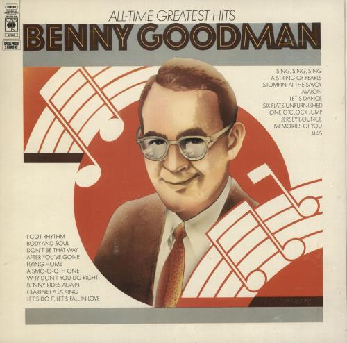 Benny Goodman All-Time Greatest Hits 2-LP vinyl record set (Double LP Album) UK BG12LAL510841