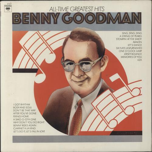 Benny Goodman All-Time Greatest Hits 2-LP vinyl record set (Double LP Album) US BG12LAL793945