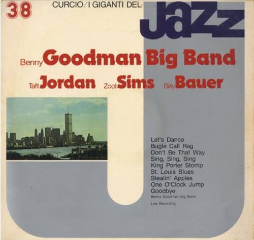 Benny Goodman I Giganti Del Jazz #38 vinyl LP album (LP record) Italian BG1LPIG403239