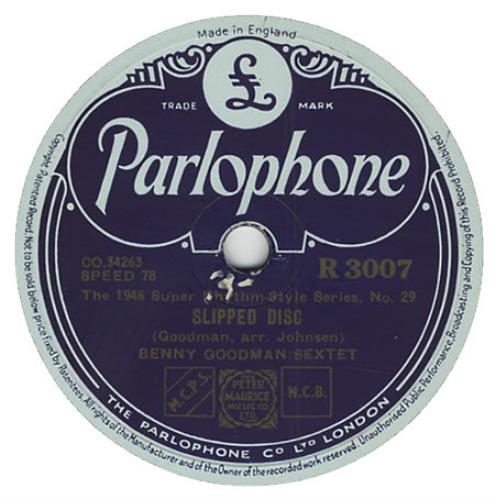 Benny Goodman Slipped Disc 78rpm shellac record UK BG178SL397069