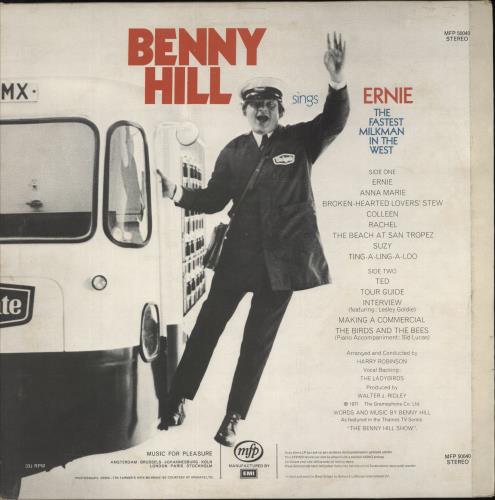 Benny Hill Ernie vinyl LP album (LP record) UK BHILPER373216