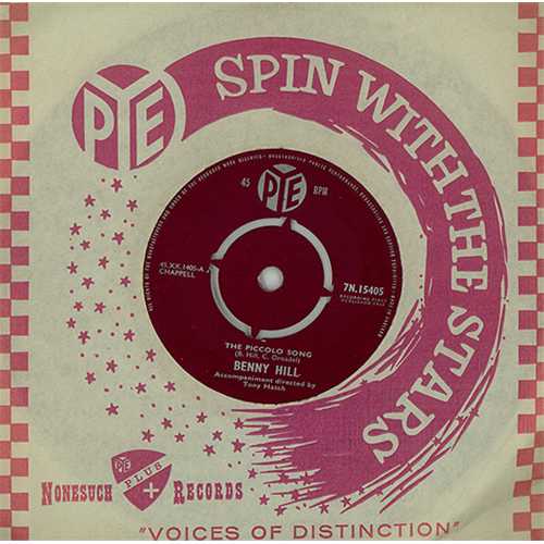 Benny Hill The Piccolo Song 7" vinyl single (7 inch record / 45) UK BHI07TH406713
