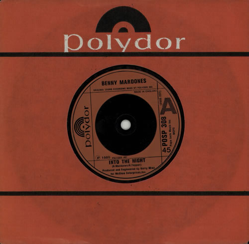 Benny Mardones Into The Night 7" vinyl single (7 inch record / 45) UK C9Q07IN575688