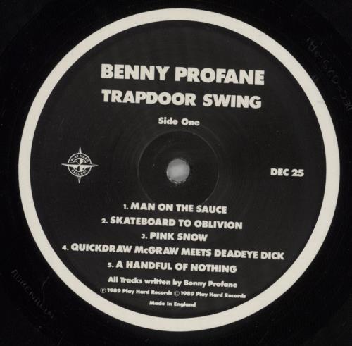 Benny Profane Trap Door Swing vinyl LP album (LP record) Austrian BE5LPTR828330