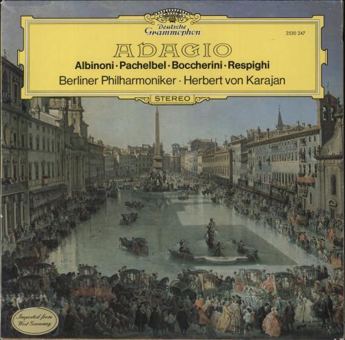 Berliner Philharmoniker Adagio vinyl LP album (LP record) German F34LPAD861910