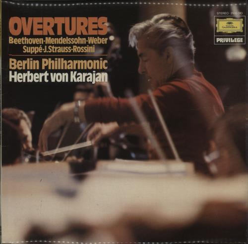 Berliner Philharmoniker Overtures vinyl LP album (LP record) UK F34LPOV678283