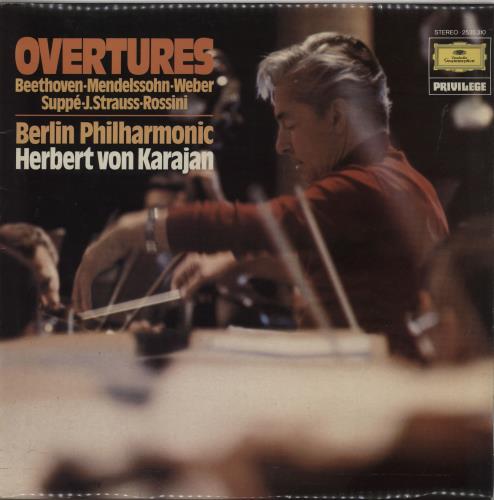 Berliner Philharmoniker Overtures vinyl LP album (LP record) UK F34LPOV763418