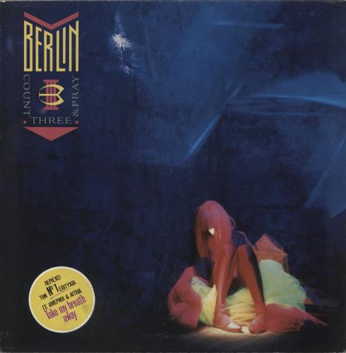 Berlin Count Three & Pray - Hype Sticker vinyl LP album (LP record) Greek BERLPCO874804