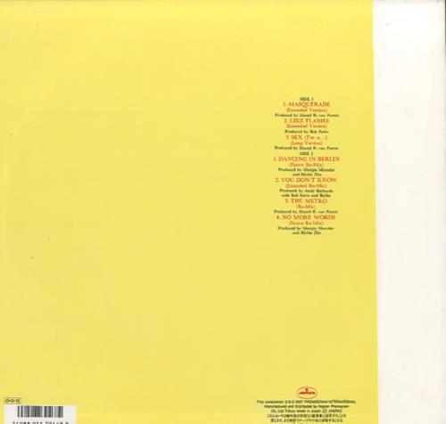 Berlin Dancing In Berlin vinyl LP album (LP record) Japanese BERLPDA122142