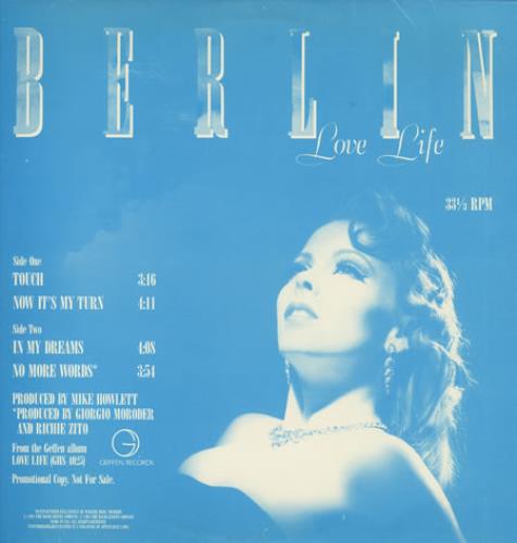 Berlin Love Life 12" vinyl single (12 inch record / Maxi-single) US BER12LO21846