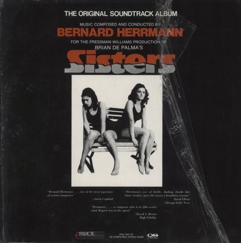 Bernard Herrmann Sisters vinyl LP album (LP record) US 1BHLPSI776742