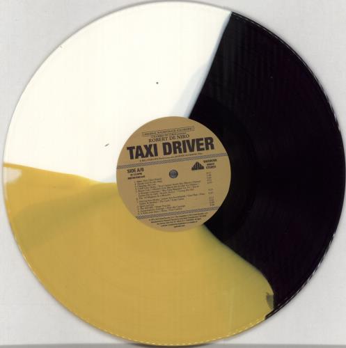 Bernard Herrmann Taxi Driver - 180gm White/Yellow/Black Vinyl vinyl LP album (LP record) US 1BHLPTA856974
