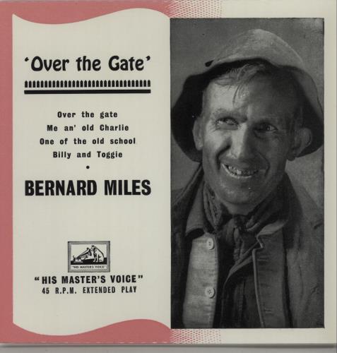 Bernard Miles Over The Gate - black label 7" vinyl single (7 inch record / 45) UK B7T07OV664046