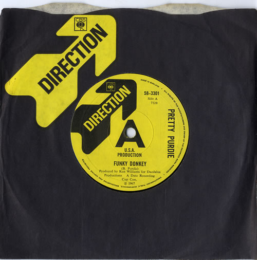 Bernard 'Pretty' Purdie Funky Donkey - A Label 7" vinyl single (7 inch record / 45) UK PUX07FU591161