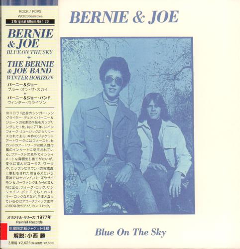 Bernie & Joe Blue On The Sky/ Winter Horizon CD album (CDLP) Japanese H-ZCDBL645824