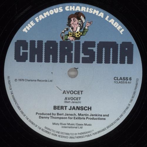 Bert Jansch Avocet vinyl LP album (LP record) UK JSHLPAV391958