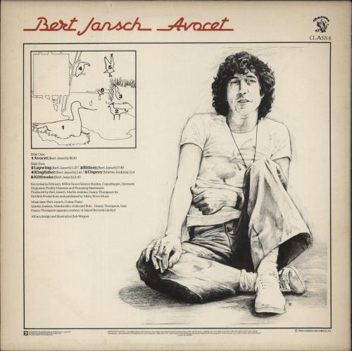 Bert Jansch Avocet vinyl LP album (LP record) UK JSHLPAV391958