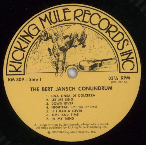 Bert Jansch Thirteen Down vinyl LP album (LP record) US JSHLPTH674447